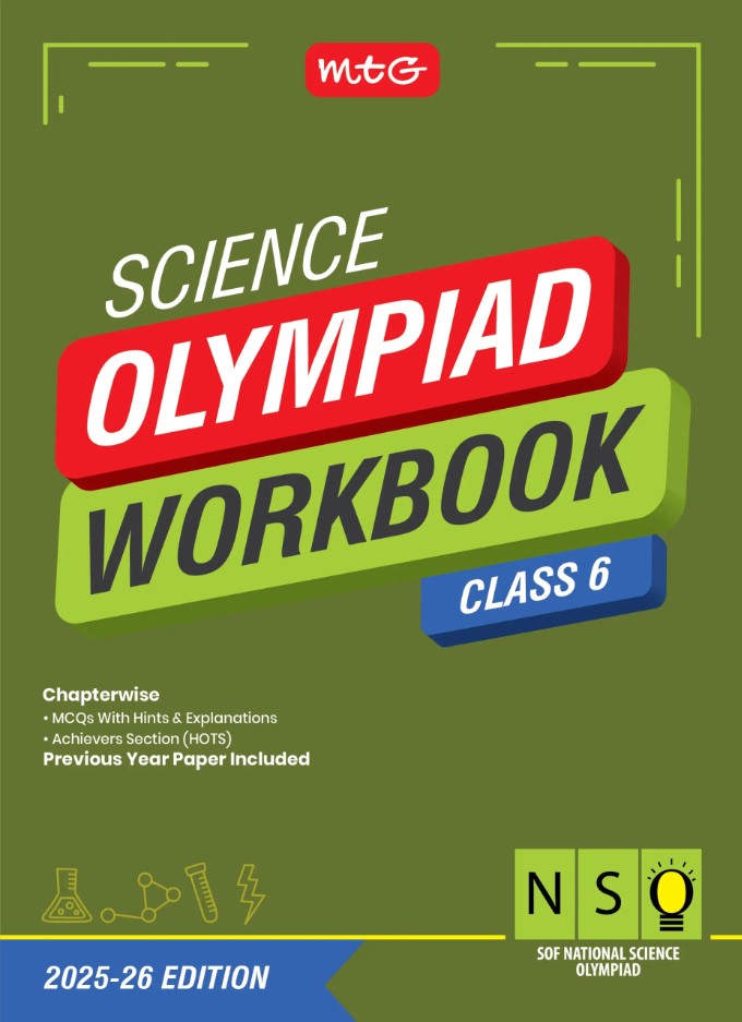 MTG National Science Olympiad (NSO) Workbook for Class 6 - SOF Olympiad Preparation Books | 2025-2026 Edition
